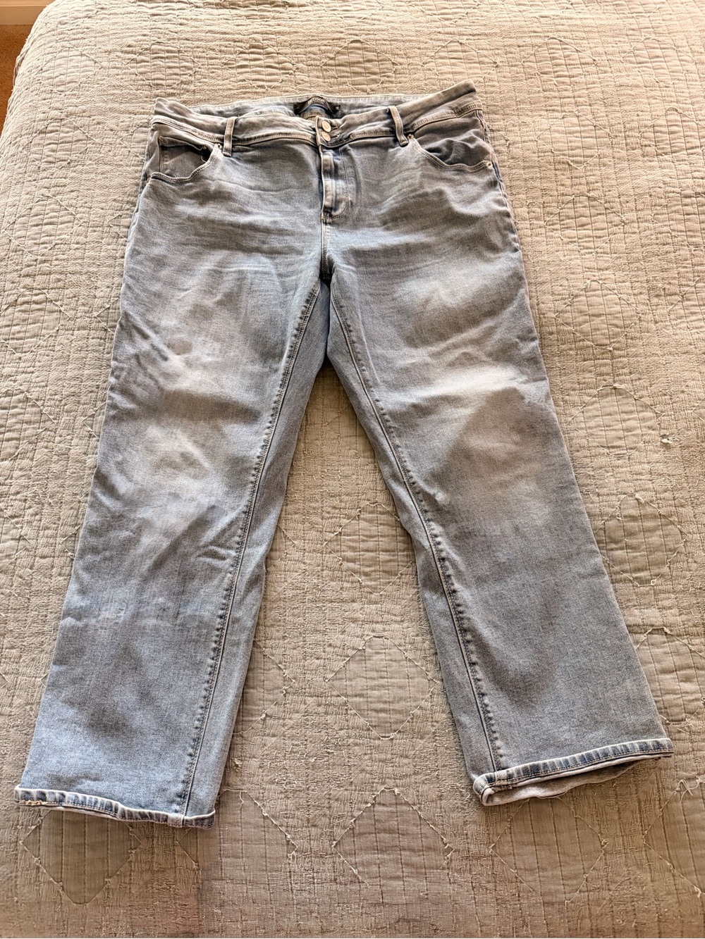 Hudson Jeans Light Wash Straight-Leg Women's Denim